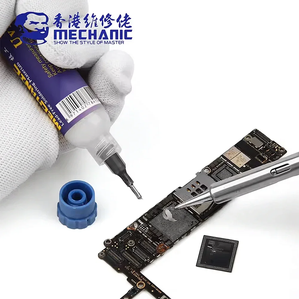 BGA PCB 수리용 무연 솔더 페이스트 플럭스, 노클린 포뮬러, 고성능 용접 그리스 도구