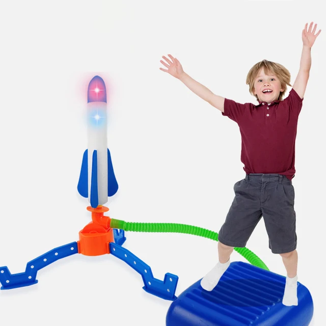 Flying Rocket Toys Feet Step on The Sky Launcher Flying Parent-child Interactive Puzzle Games Children Outdoor Sports Boys Toys 2