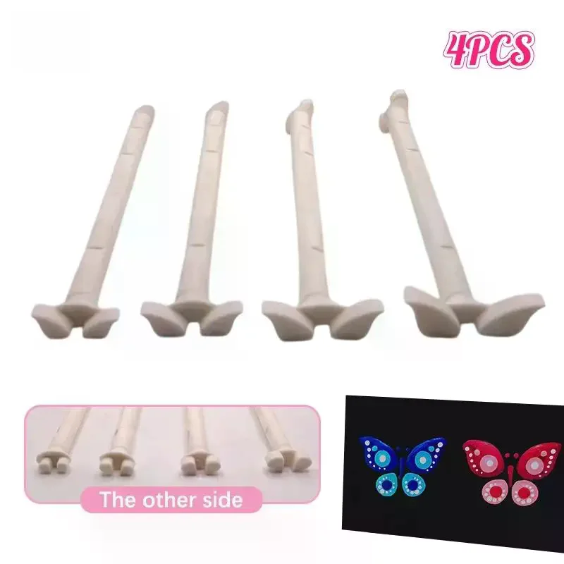 4종 DIY 그래피티 꽃 나비 달 무늬 꽃무늬 도트 도구 세트 도트 페인팅 펜 엠보싱 도구 아트 스탬프 펜