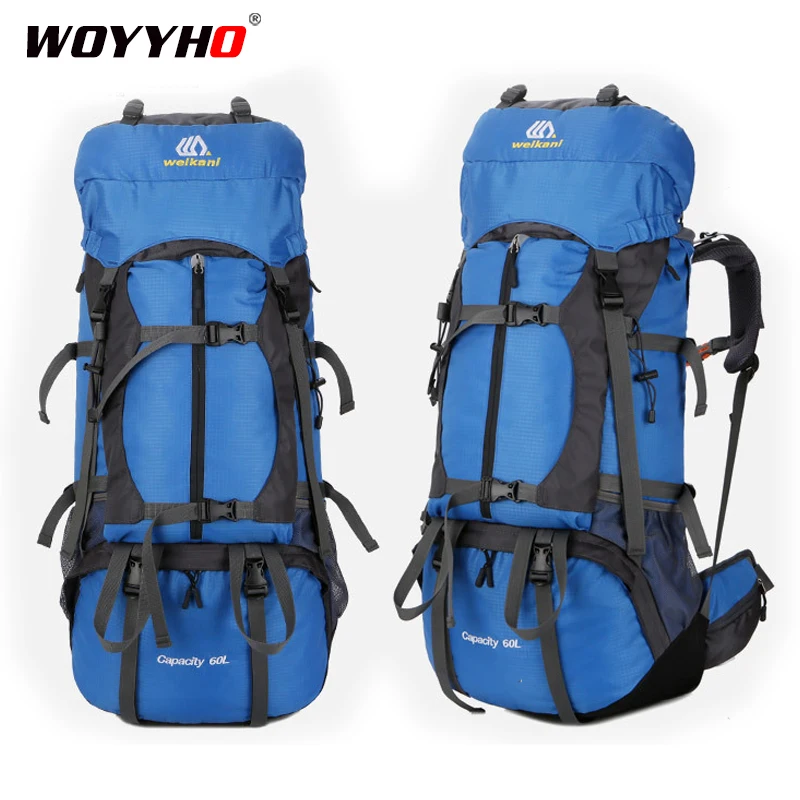 Waterproof 60l Outdoor Sport Bag Trekking Travel Backpack 60l Hiking