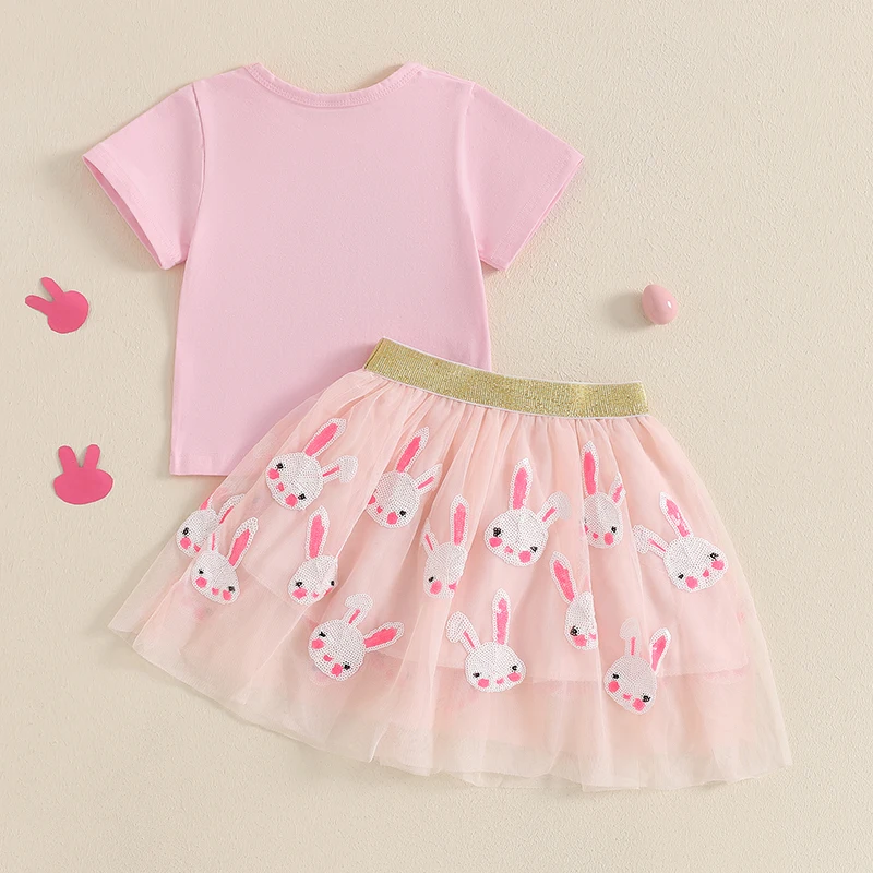 Easter Sequin Skirt Set 2