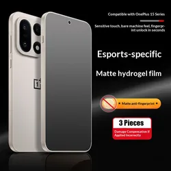 3 - Pack Full Cover Matte Hydrogel Film Soft Clear Screen Protector - OnePlus 11 (Matte )