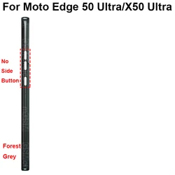 Enhanced Middle Frame Housing for LCD Front Bezel Repair - Premium Quality Replacement Part (Edge 50 Ultra - Grey)