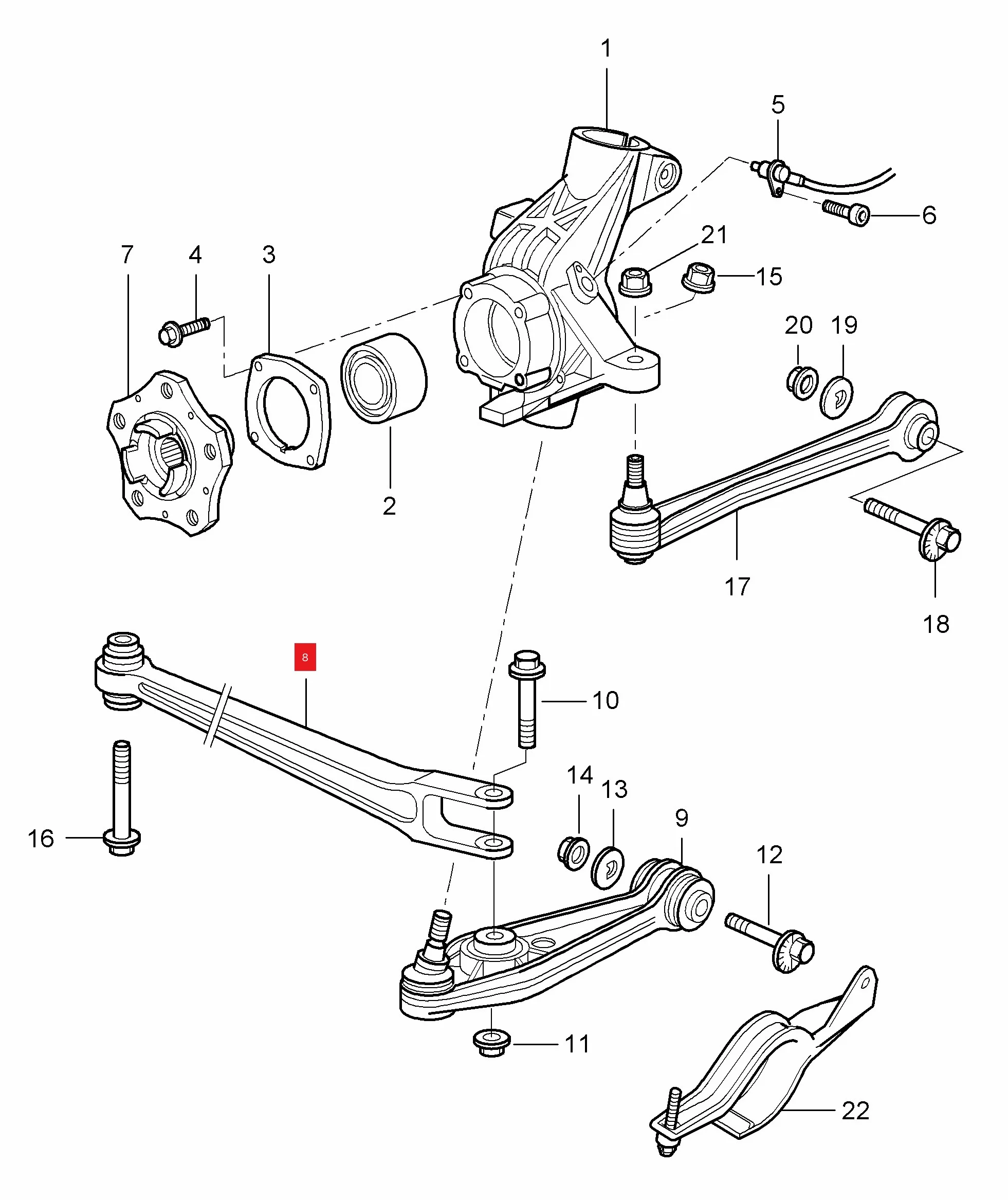 For Porsche 911 Boxster Cayman 987 997 Support Retail ping 98733104302 98733104303 98733104304