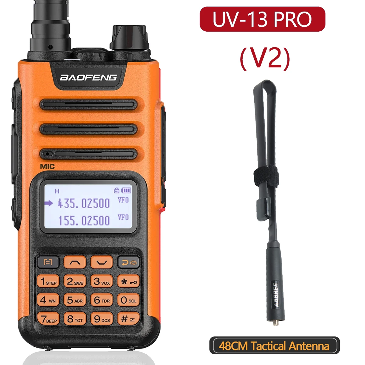 2022 Baofeng UV-13 PRO Walkie Talkie 10W 8800mAh Type-C USB Dual Band Transceiver Ham Radio UV-10R 13PRO Amateur CB Radio UV-5R walkie talkie 10 km Walkie Talkie