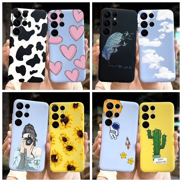 For Samsung S23 Ultra Case S23 Plus Cute Cactus Back Cover Silicone Phone  Case For Samsung Galaxy S23 Ultra S 23 Plus Soft Cases