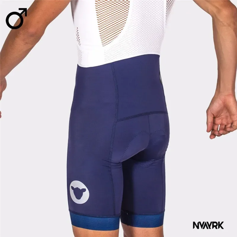 Men's Navy black pro team cycling bib shorts lycra fabric UPF 50+ with Italy power race bib short Pantaloni