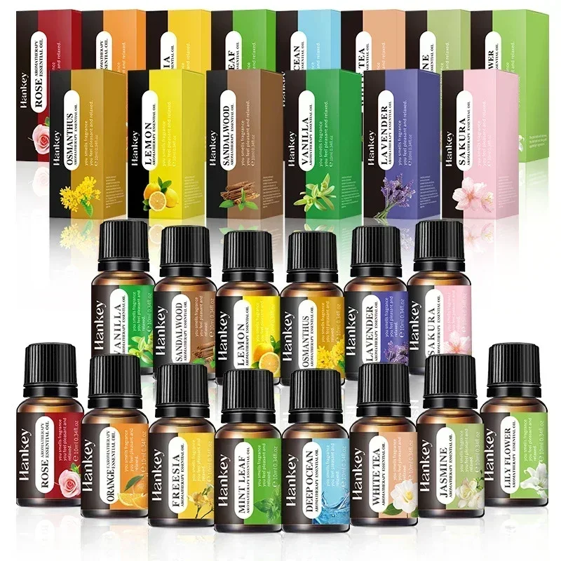 10ml Water-Soluble Aromatherapy Essential Oil Refill for Humidifiers,Flameless Diffuser Liquid, Aromatherapy Machine Set