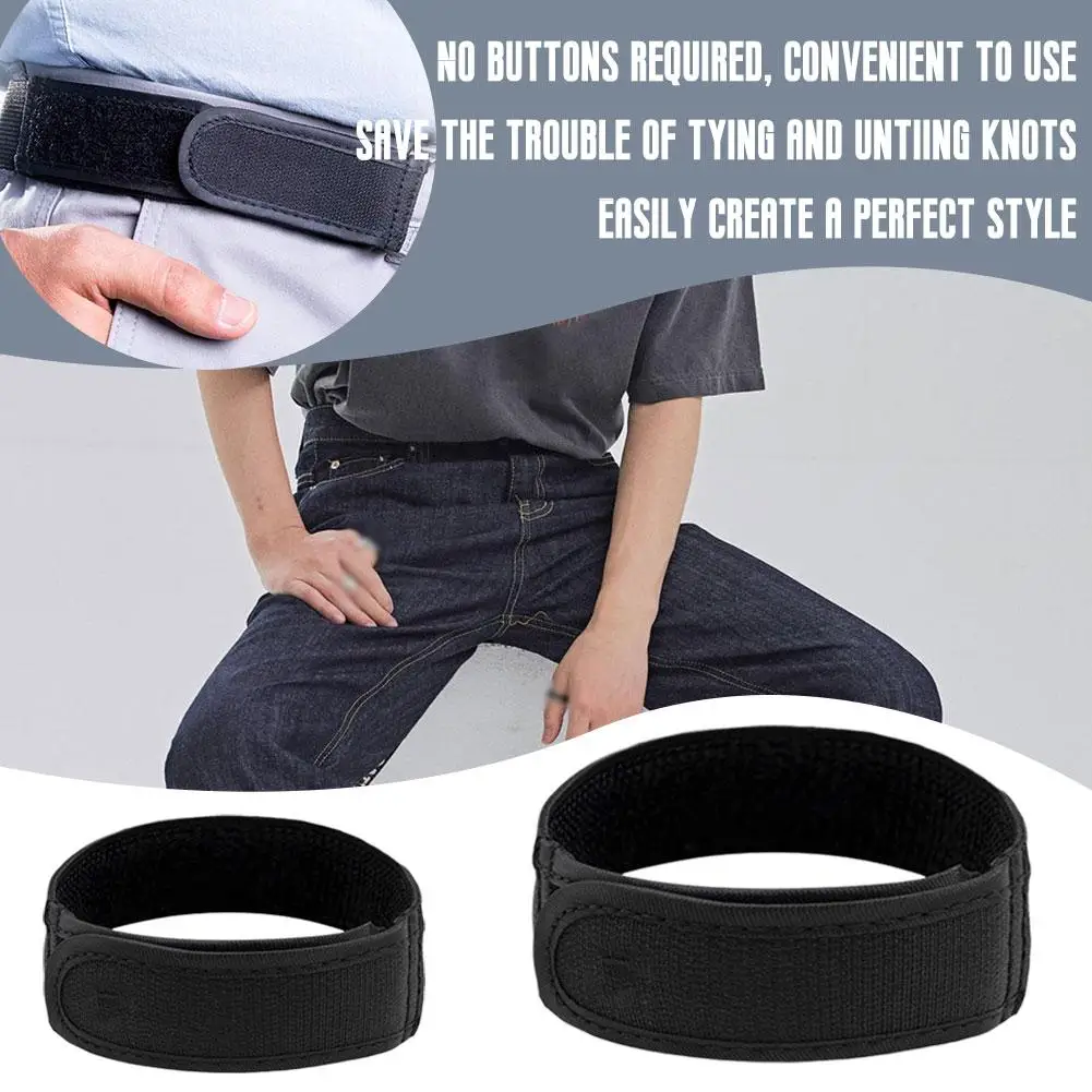 Ultra-soft No Buckle Elastic Belts Comfortable Stylish Adjustable Unisex Waist