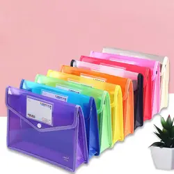 A4/A5 School Supplies Data Pocket Pvc Portfolio Water proof File Folder Organ File Bag Paper Storage Bag Document Organizers