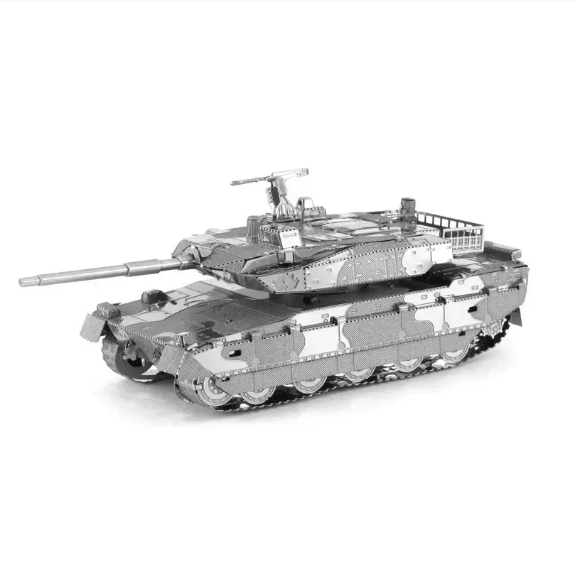 DIY 3D Metal Puzzles Alloy Metal Assemble Military Model Tiger Tanks Halo Scorpion Tanks Jigsaw Puzzles For Kids Adult Toys 3