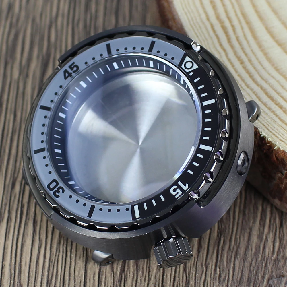 47mm Mod Tuna Canned SKX Uhrengehäuse C3 Leuchtend für Seiko NH34 NH35 NH36 Uhrwerk 20ATM Wasserdichtes Zubehör Edelstahl – Detail 14