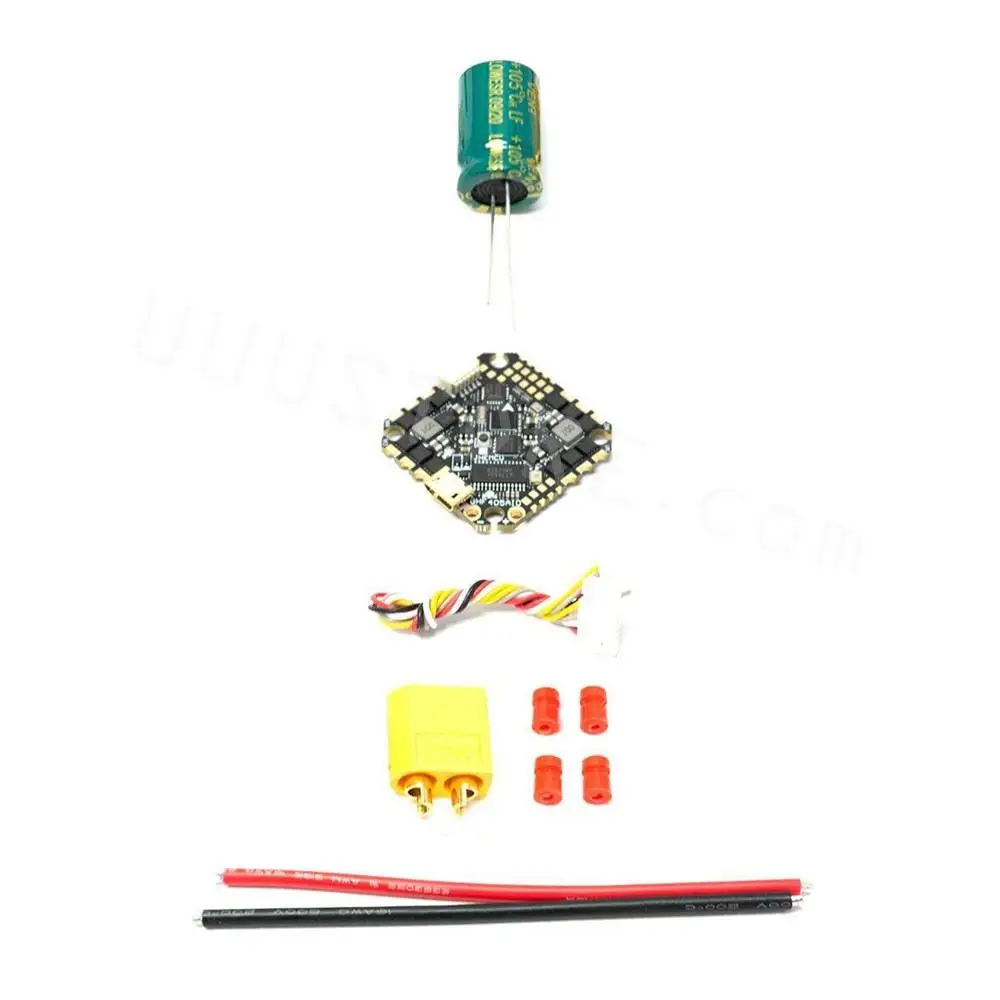 JHEMCU GHF405 PRO BLHELI_S 45A 4in1 ESC 3-6S AIO Flight Controller support Blackbox with 5V 2A 10V 2A BEC for FPV RC Drone Parts 3