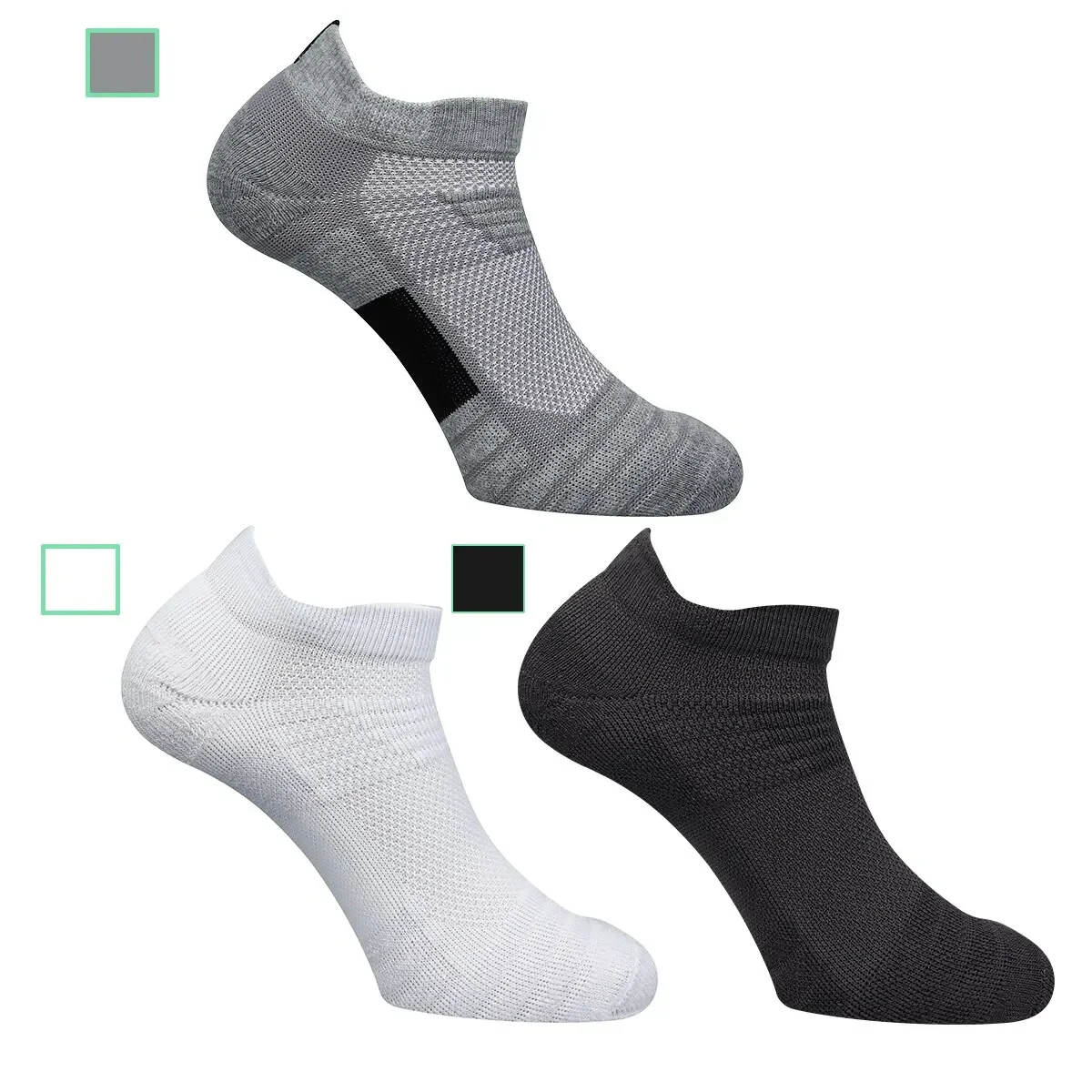 Running Ankle Socks - Cushioned Short Sports Socks for Men & Women | Breathable, Moisture Wicking