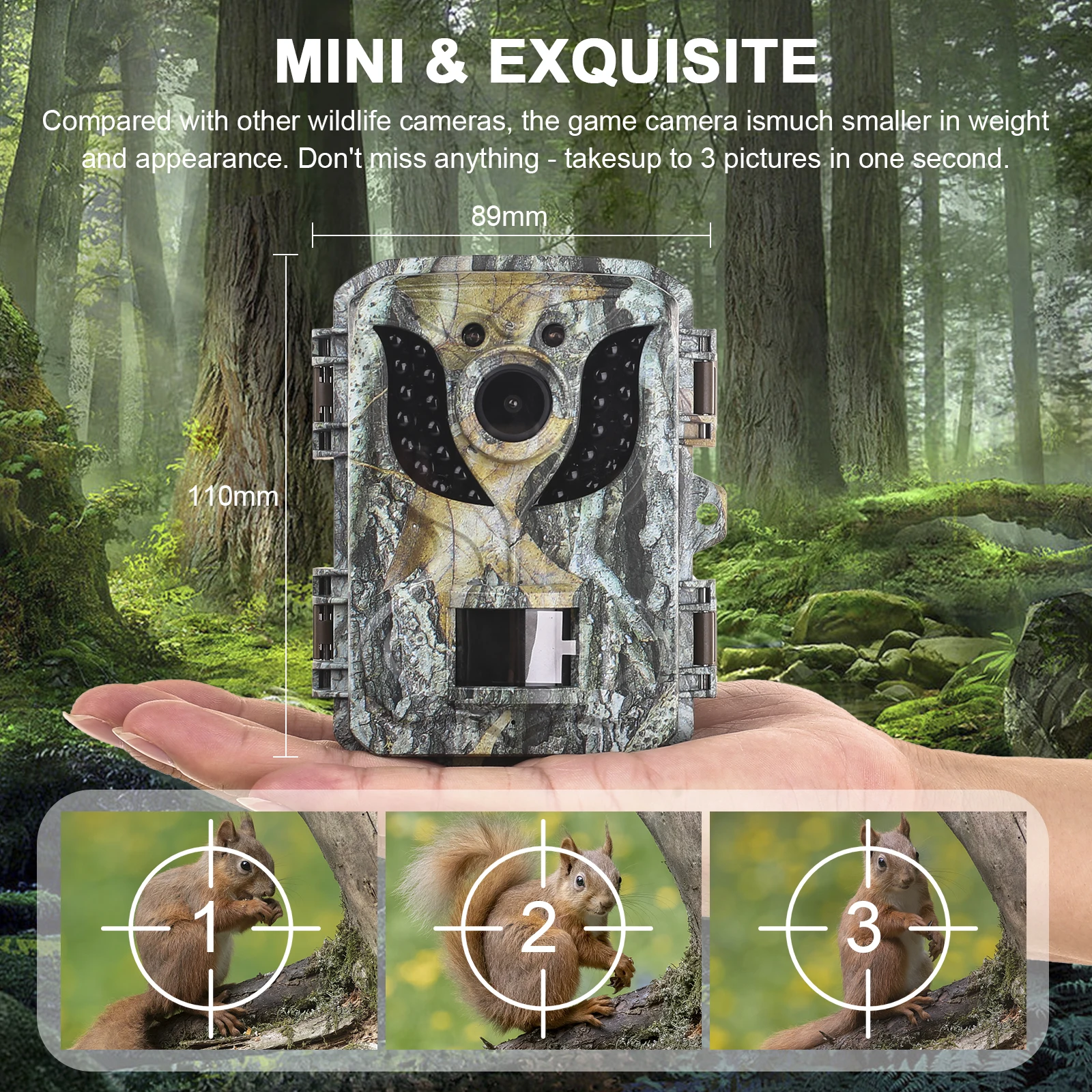 Trail Camera 1080P Waterproof Motion Activated 2