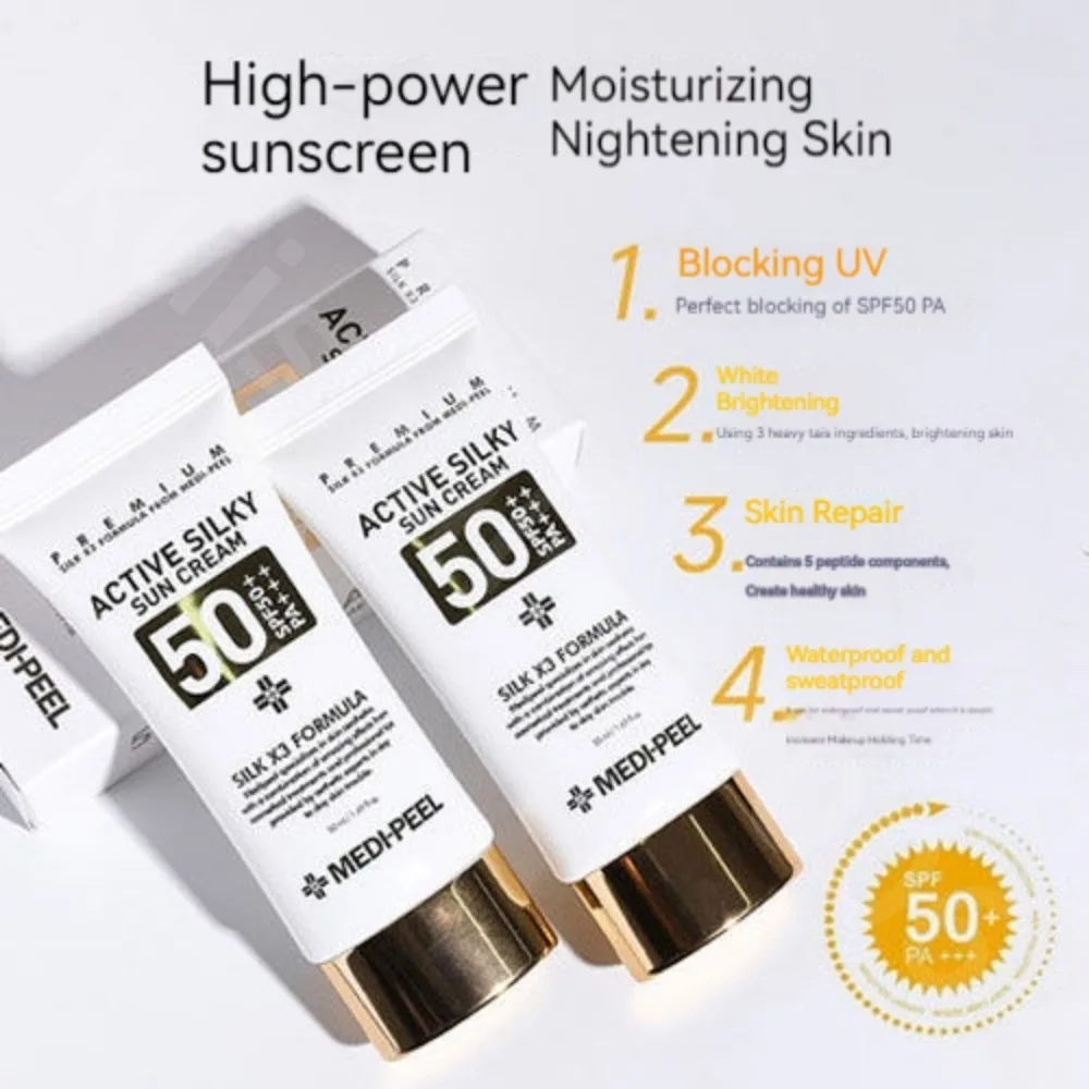 UV Isolation Face Sunscreen SPF 50 Moisturizer Non-Greasy Silky Touch Instant dry-oil free Protects Sensitive Body Skin Cream