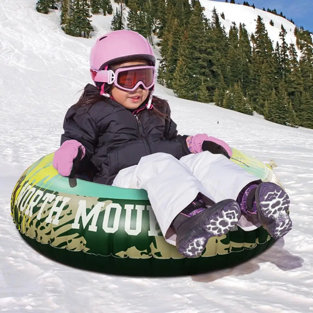 Snow Tube Beautiful Air Nozzle Design Low Temperature Resistance Outdoor Recreation Ski Tube for Skiing Ski Sled