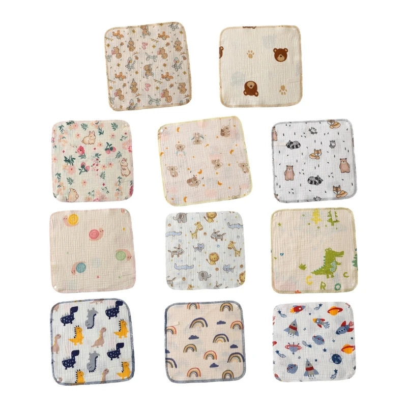 

& Practical Drool Bibs Baby Spit-Up Rags Soft Handkerchiefs for Children
