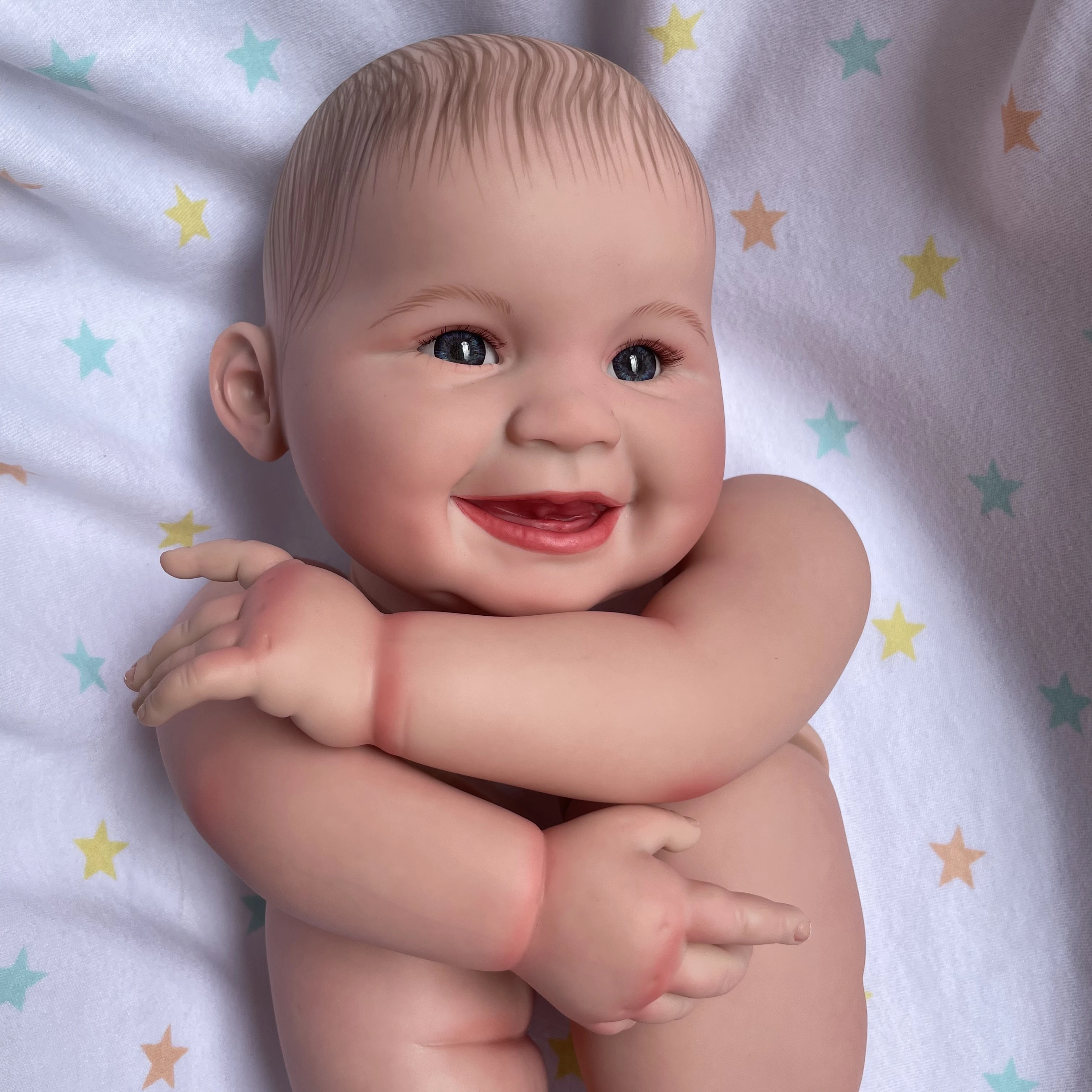 

23 Inches 3D Painting Reborn Kit Juliana With Painted Hair High Quality Handmade Painting Molds