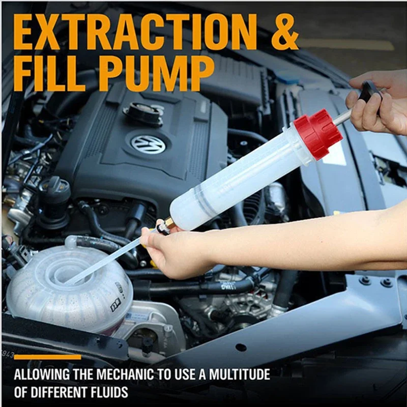 200cc Oil Extractor Filling Syringe Manual Pump Fuel Pump Auto Accessories Oil filling Equipment herramientas Car Repair Tool