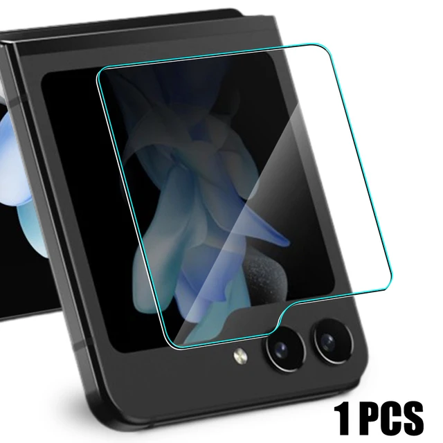 Premium Tempered Glass Outer Screen & Camera Lens Protector - Anti-Scratch Protective Film for Samsung Galaxy Z Flip Series