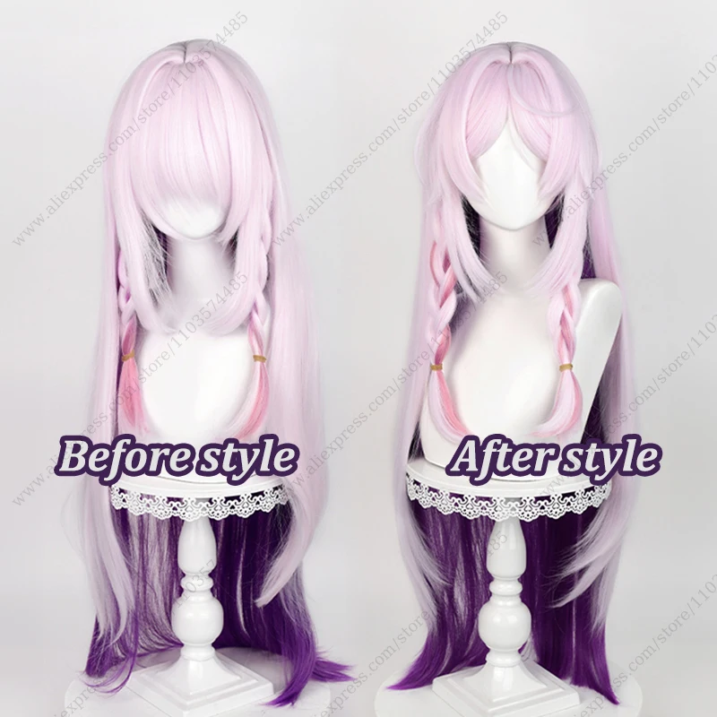 シトラリ ウィッグ 混合色の合成コスプレウィッグ,耐熱ヘアピース,シトラリ,90cm
