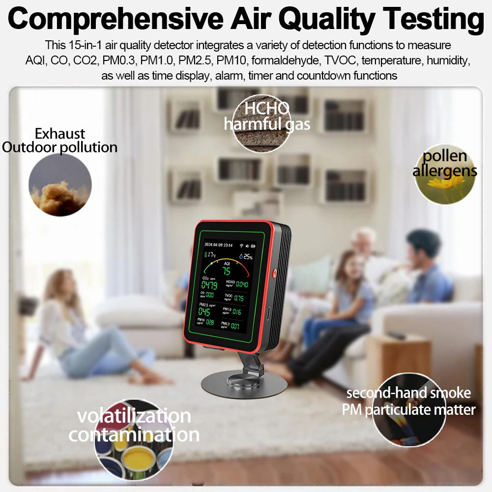 WiFi Air Quality Monitor Detector for Home