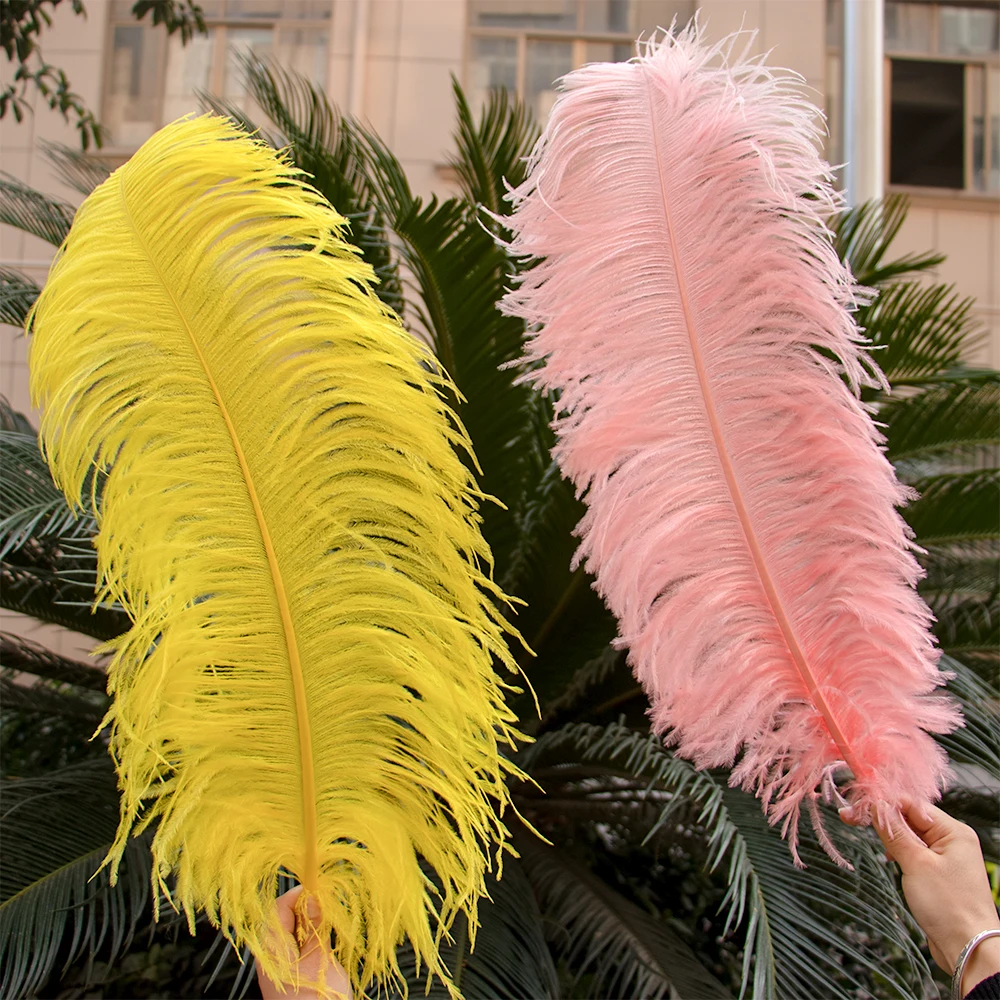 Plumas De Avestruz Naturales PATIKIL - 30 Unidades, Verde Oscuro, Para Manualidades
