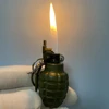 Personalized grenade model lighter metal butane gas grinding wheel open flame lighter cigarette accessories texture small gift 4