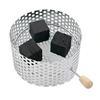 1PC Hookah Charcoal Holder Heat Chicha Aluminum Alloy Shisha For Hookah Bowls Cachimba Narguile Smoking Accessories 5
