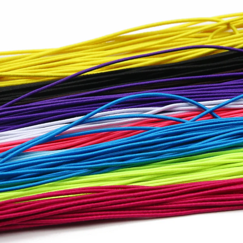 100M Elastic Beads Cord,Beading Cords Threads Rainbow Elastic Thread Cord  String DIY Handmade Craft Jewelry for Making Necklace Bracelet,Braided