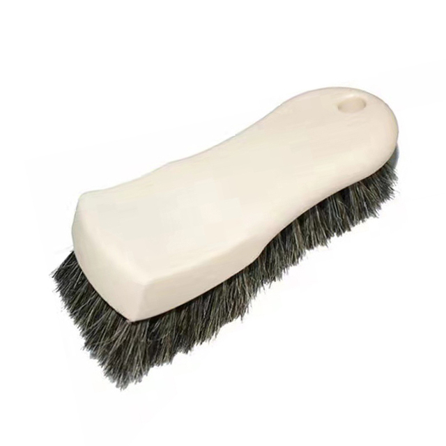 Horsehair Brush Car Cleaning Tool Leather Seat Dashboard Auto Detailing Brush Car Interior Cleaning Tool Car Wash Brush