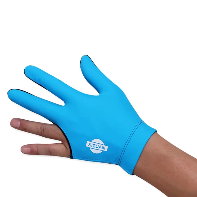 XIGUAN High-grade Player Billiard Glove Varied Color Various Size 3 Fingers Tip Closed Billiard Pool Gloves for Sale 1
