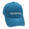 Reputation Baseball Cap Embroidery Retro Style Dad Hat Cotton Unisex Concert Hats Adjustable 6