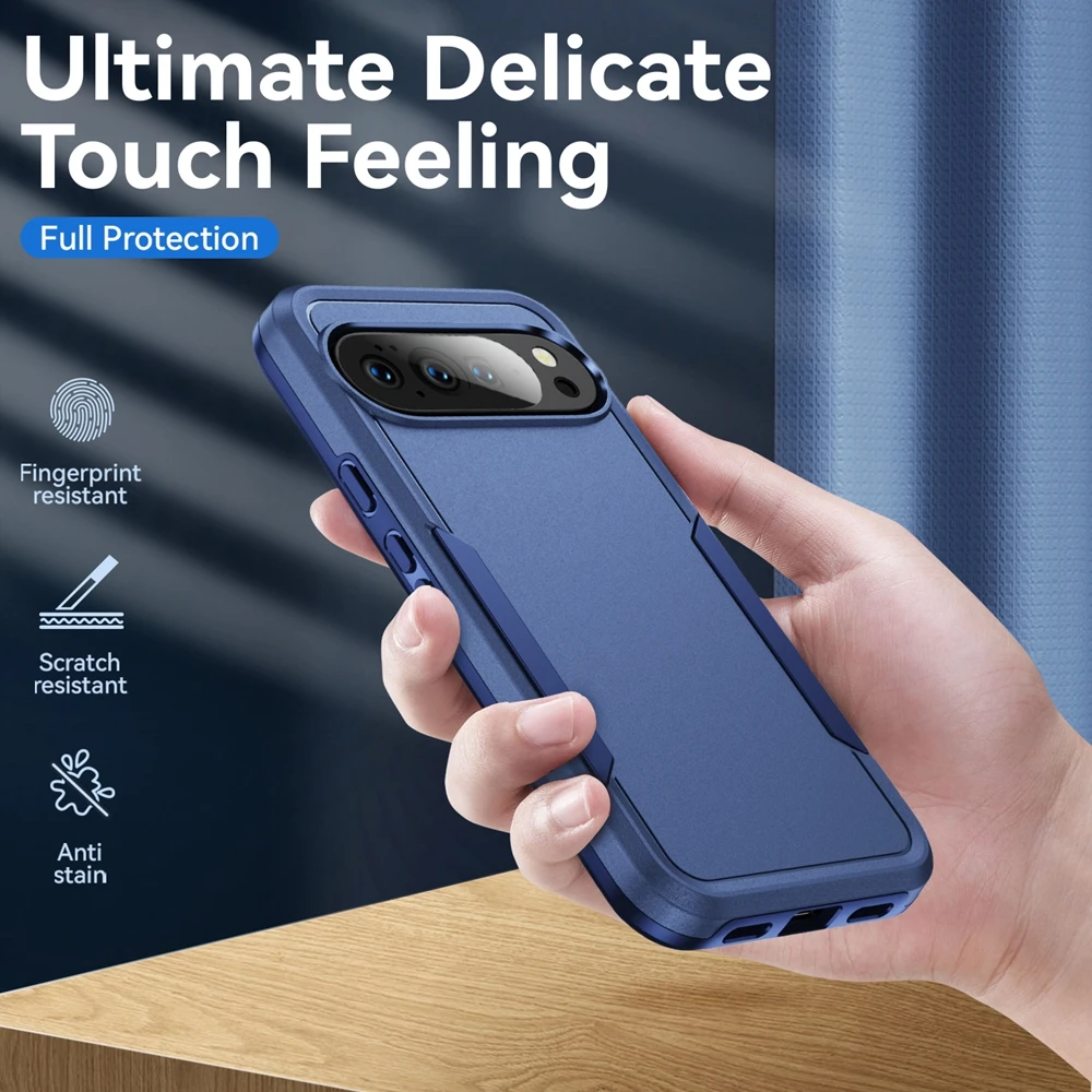 Shockproof Armor Defender Phone Case - Hybrid Hard Protective Cover