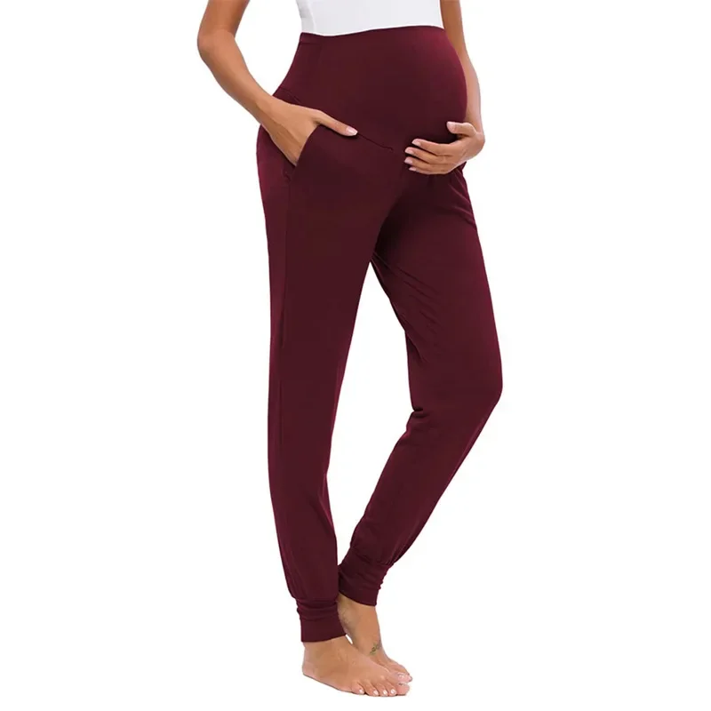 Quick-drying Slim, Slim Skinny Cropped Pants Maternity Pants Skin-friendly Nude Straight-leg Yoga