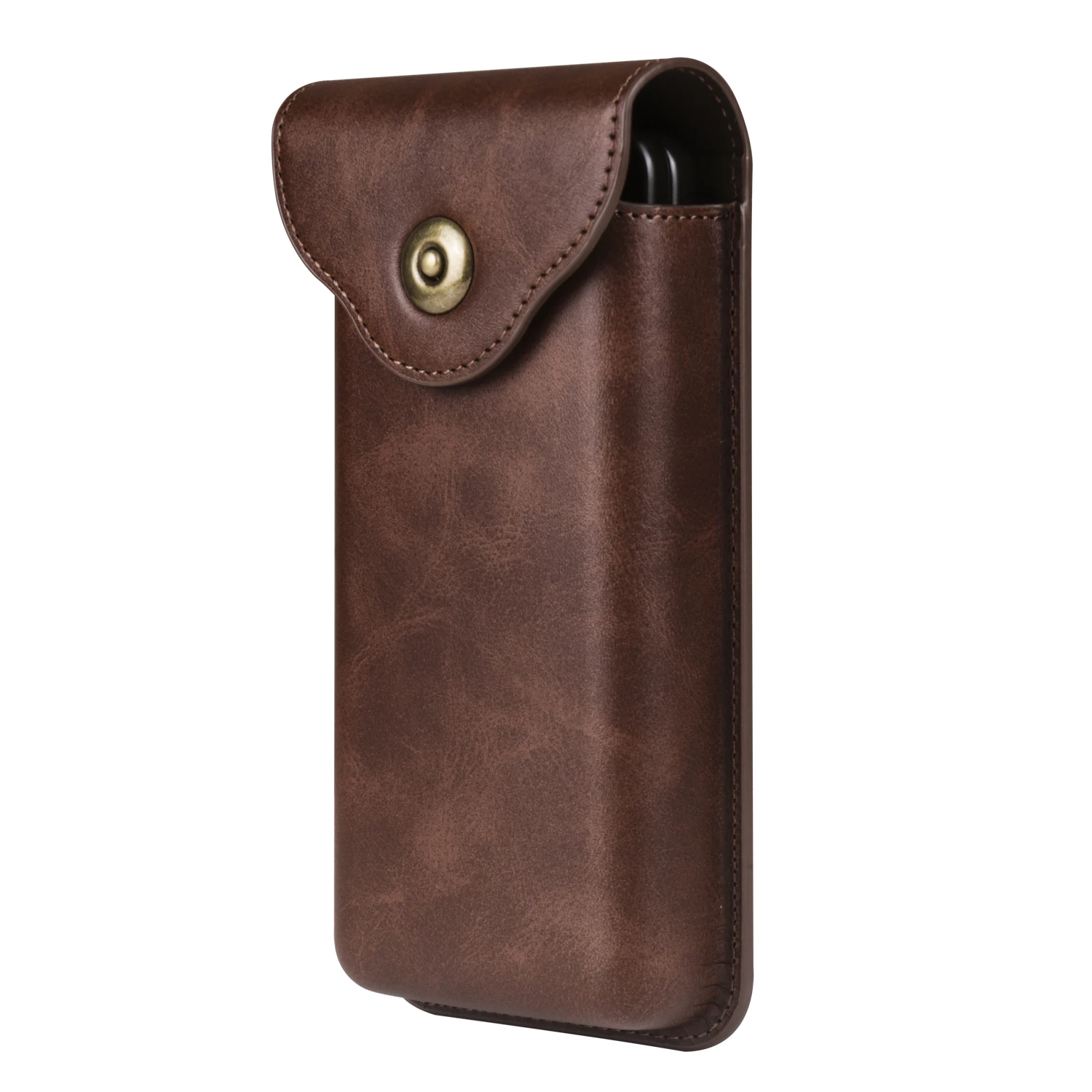 Luxury Leather Belt Clip Case Men Waist Bag Holster Pouch Cover