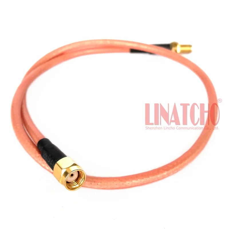 50cm 2.4GHz WIFI 안테나 RP SMA 남성-여성 커넥터 RG303 저손실 점퍼 케이블