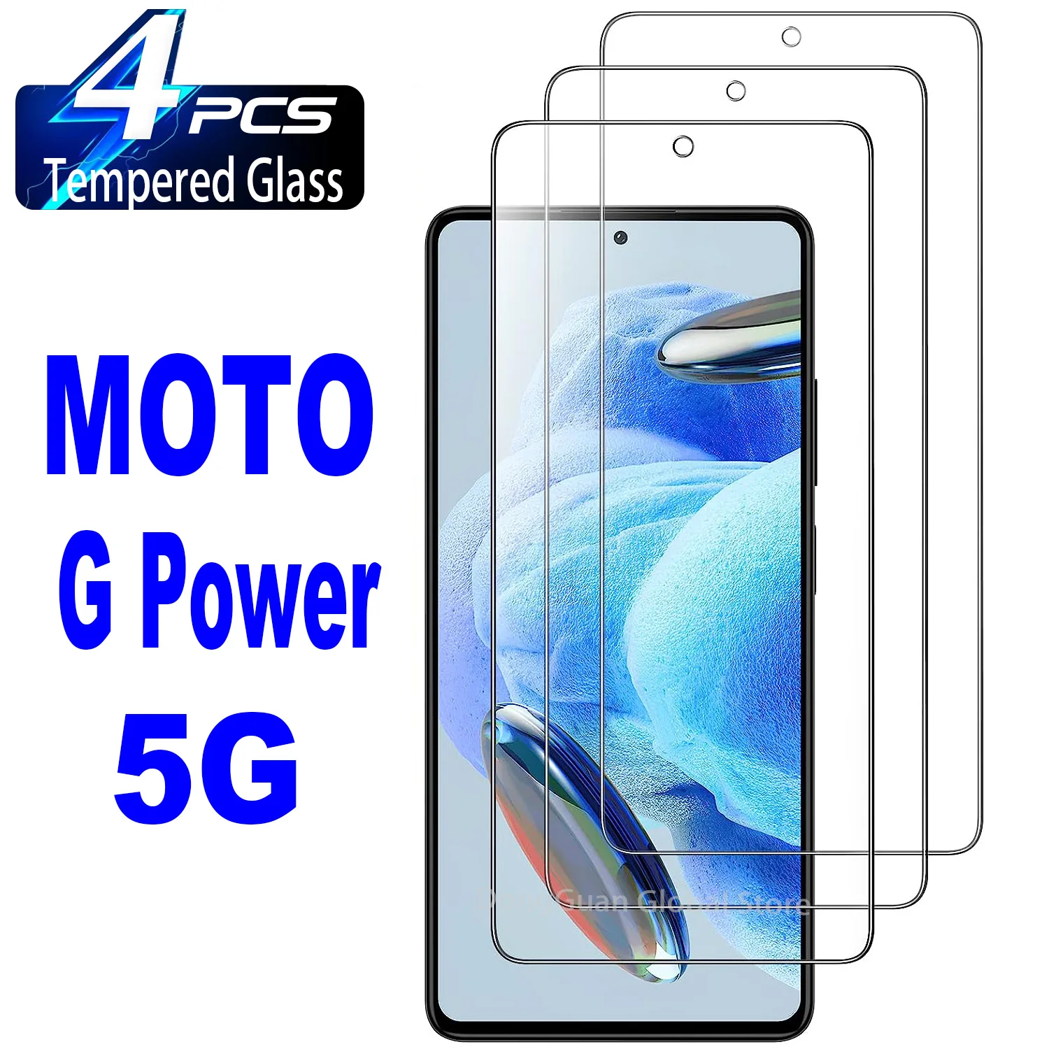 2/4Pcs Tempered Glass For Motorola Moto G Power 5G Screen Protector Glass Film 3pcs protective tempered glass for motorola moto g7 plus power play screen protector film