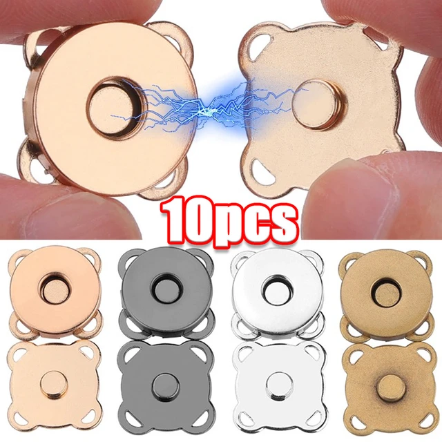 Magnetic Buttons Metal Fasteners Snaps  Sew Magnetic Snap Magnet Button -  10sets - Aliexpress