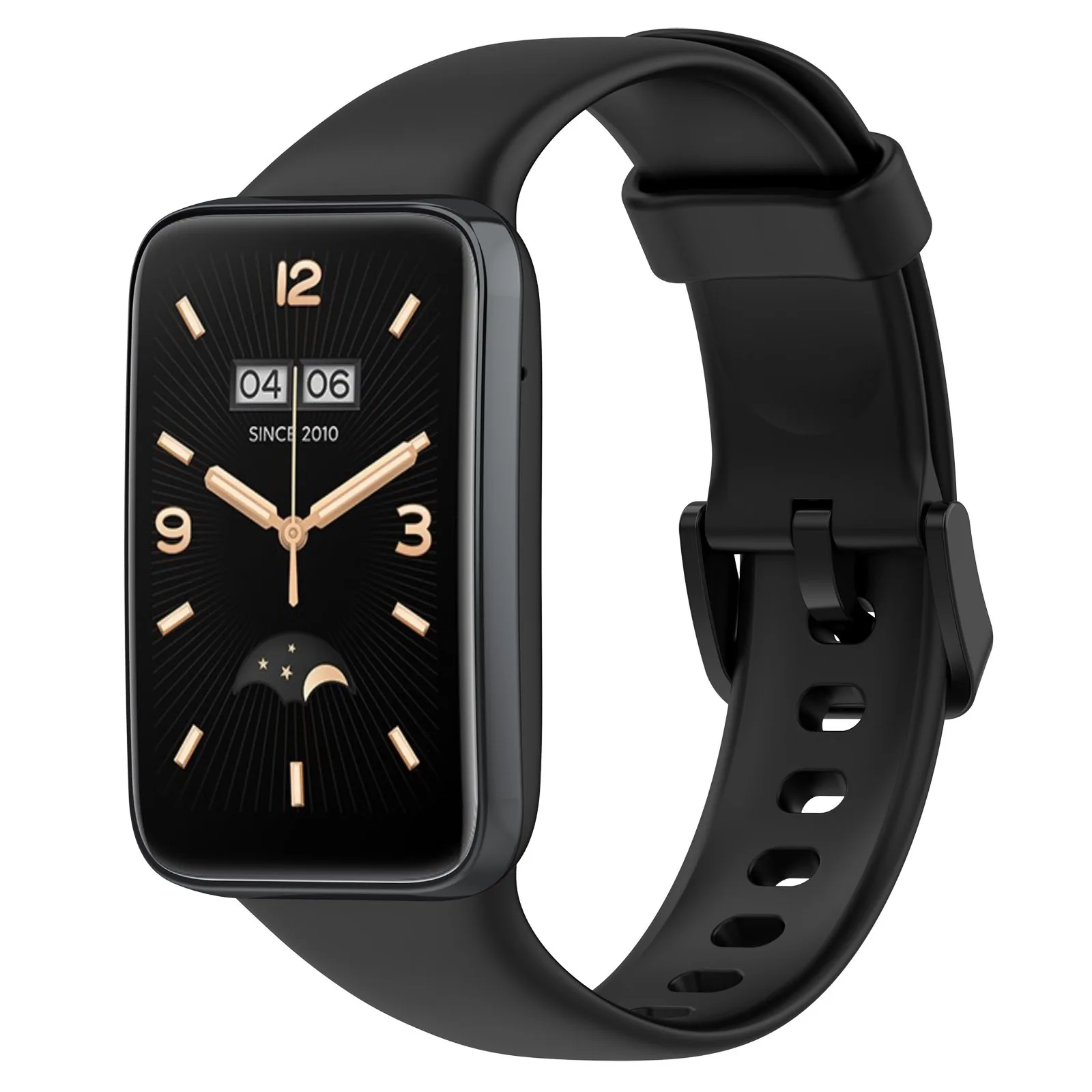 Premium Silicone Sport Strap for Fitness Watch - Soft Replacement Bracelet Strap