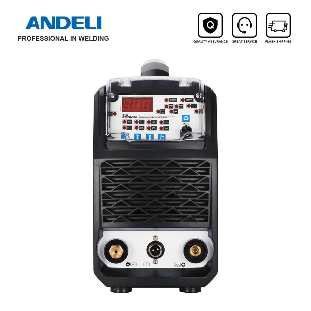 ANDELI TIG-250MPL MOS Tube Multifunctional TIG Welding Machine with Hot/Cold/TIG Pulse Cold Welding Machine hot stapler plastic welder