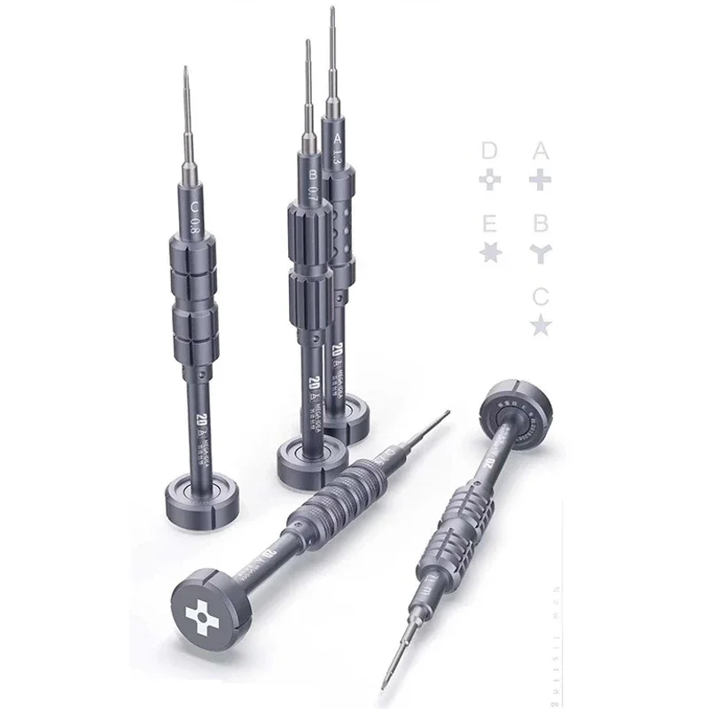 

QIANLI 2D Precision Multi Type Screw Bit Screwdriver for Cell Phone Repair Mobile Phone LCD Screen Openning Hand Tools