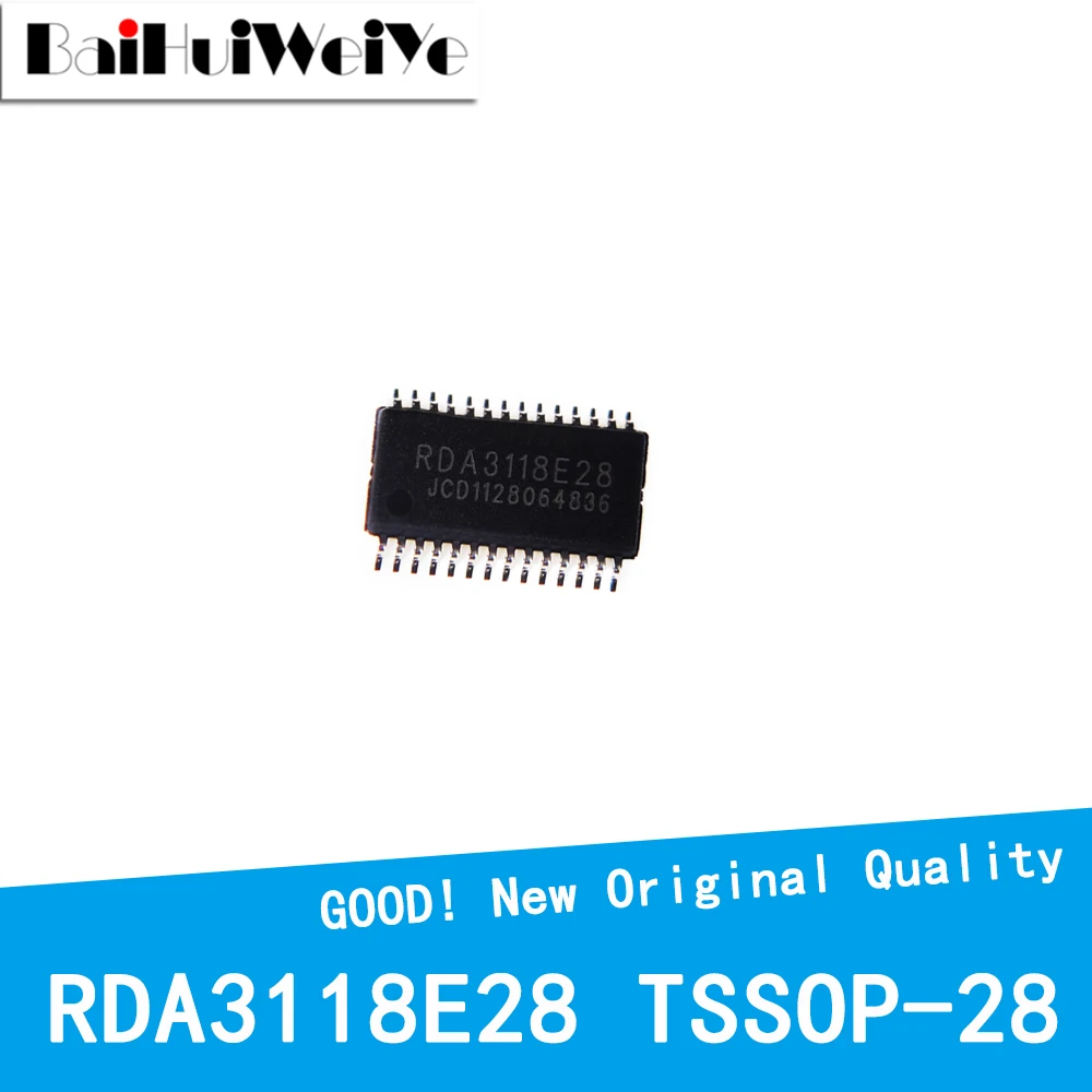 

5PCS/LOT RDA3118E28 RDA3118 SMD TSSOP-28 Common Sound Block Chip New Good Quality Chipse
