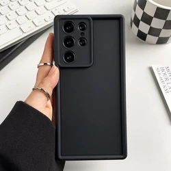 Luxury Solid Color Liquid Silicone Phone Case Cover for SamsungS24 FE 5G (Black)