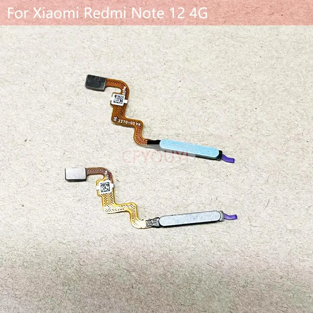 For-Xiaomi-Redmi-Note-12-4G-Power-Key-Touch-Sensor-Scanner-Fingerprint ...