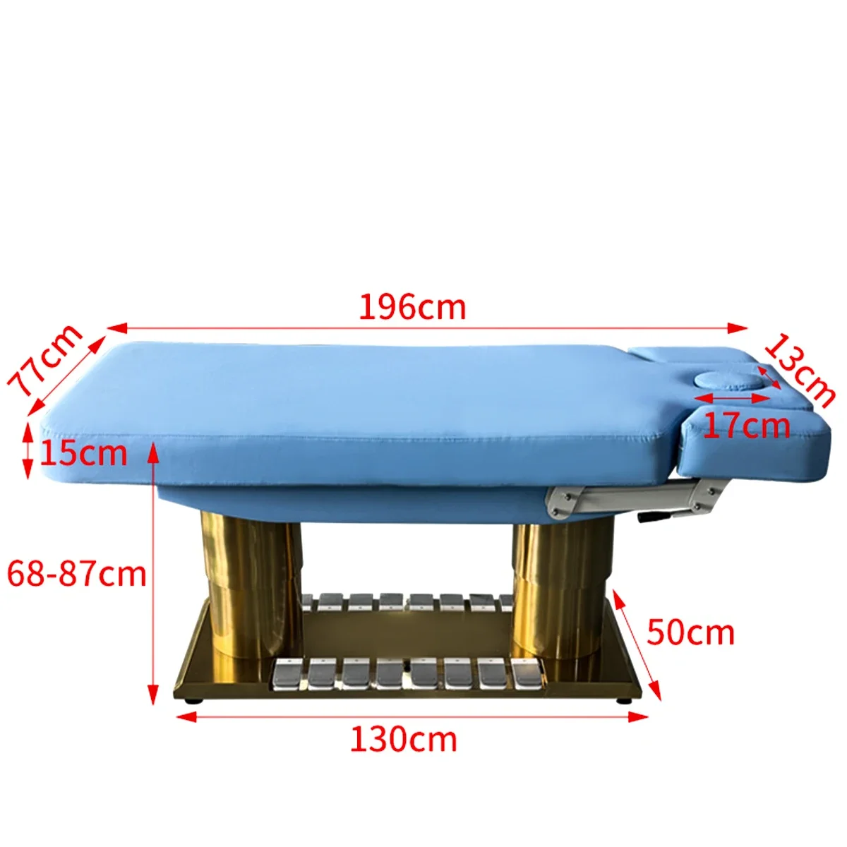 XingSheng Lettino per la cura della bellezza Lettino da massaggio regolabile con ascensore elettrico Mobili e attrezzature per salone di bellezza Sedia per servizio infermieristico - immagine 6