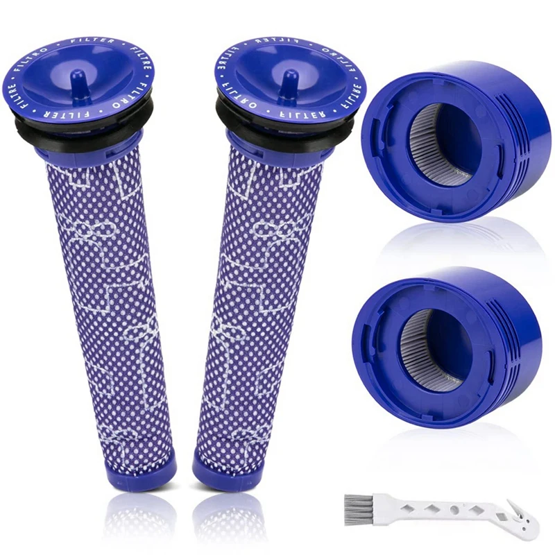 

Сменный HEPA-фильтр для Dyson V7 V8, аксессуары для пылесоса, моющийся постовой двигатель и предварительный HEPA-фильтр