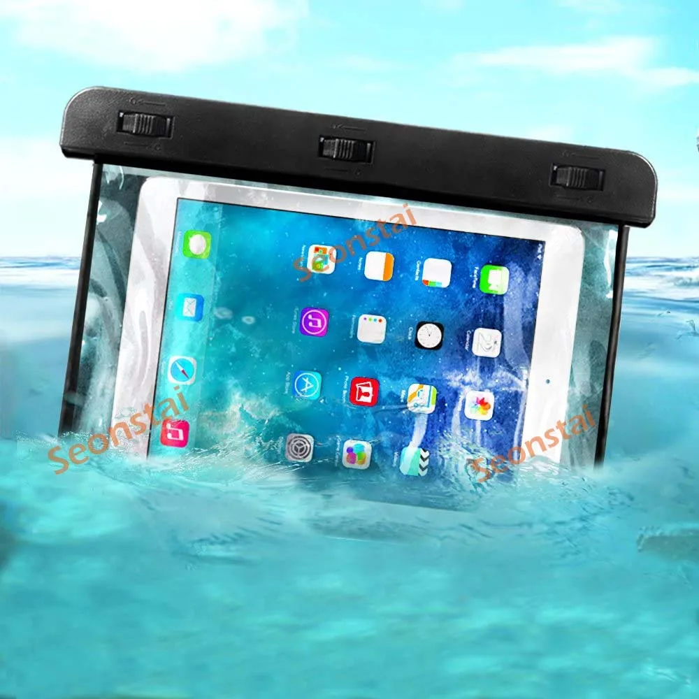 Waterproof Bolsa Case Capa para Tablet Case Resistência à Água Bolsa Seco para Ipad Kindle Samsung Praia Natação 8 - Imagem 2