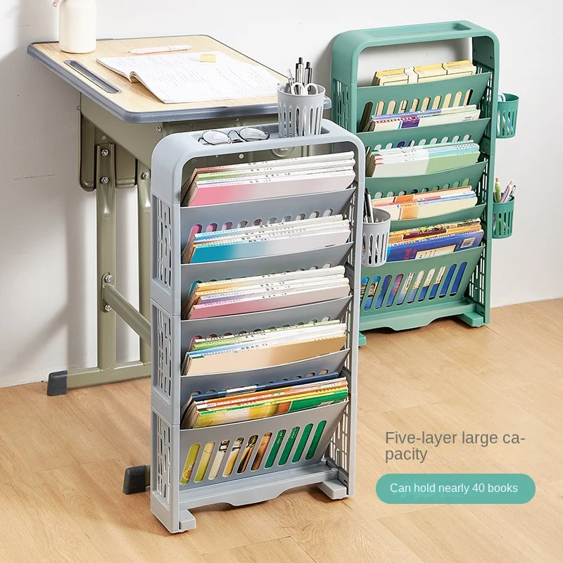 Office Documents Stationery Rack Multifunctional Storage Rack Living Room Magazine Books Newspaper Shelving Clamp